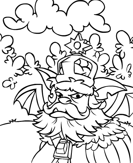 Kids-n-fun.com | Create personal coloring page of Neopets Brightvale